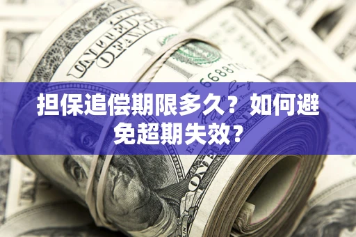 北京担保追偿期限多久?如何避免超期失效? 北京担保追偿期限多久?如何避免超期失效?