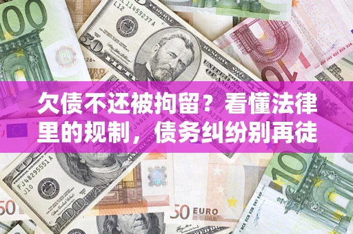 北京欠债不还被拘留？看懂法律里的规制，债务纠纷别再徒劳奔波