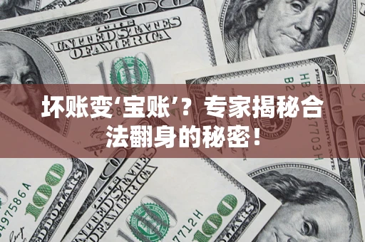 北京坏账变‘宝账’？专家揭秘合法翻身的秘密！