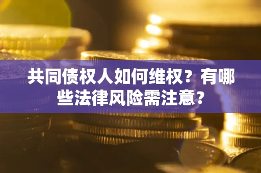 北京共同债权人如何维权？有哪些法律风险需注意？