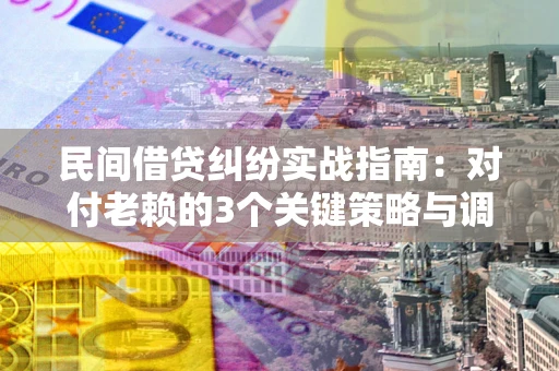北京民间借贷纠纷实战指南：对付老赖的3个关键策略与调解盲区解析