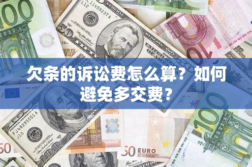 北京欠条的诉讼费怎么算？如何避免多交费？