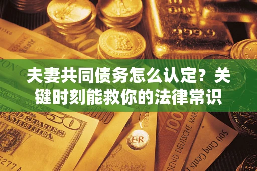 北京夫妻共同债务怎么认定？关键时刻能救你的法律常识