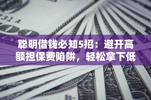 北京聪明借钱必知5招：避开高额担保费陷阱，轻松拿下低息贷款