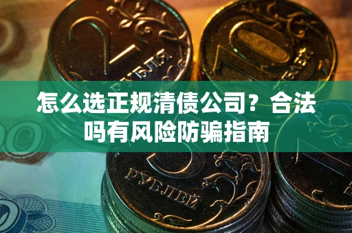北京怎么选正规清债公司？合法吗有风险防骗指南