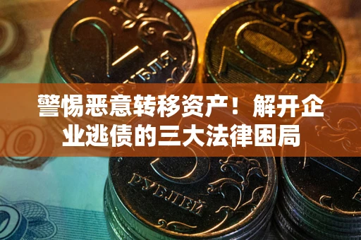 北京警惕恶意转移资产！解开企业逃债的三大法律困局